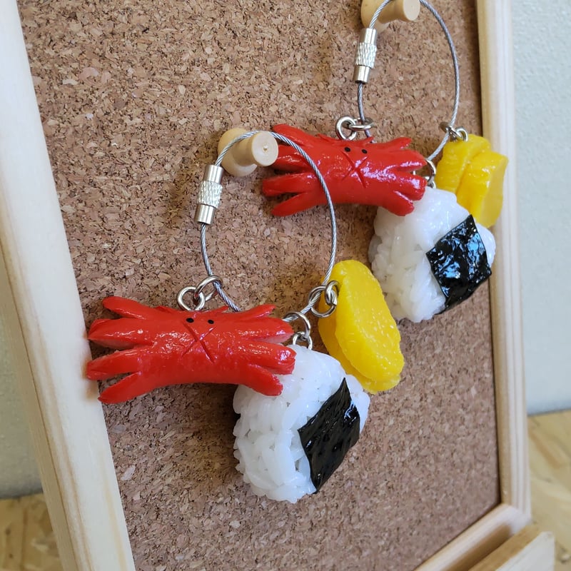 🍙✨おにぎりのキーホルダー』 カニさんバージョン