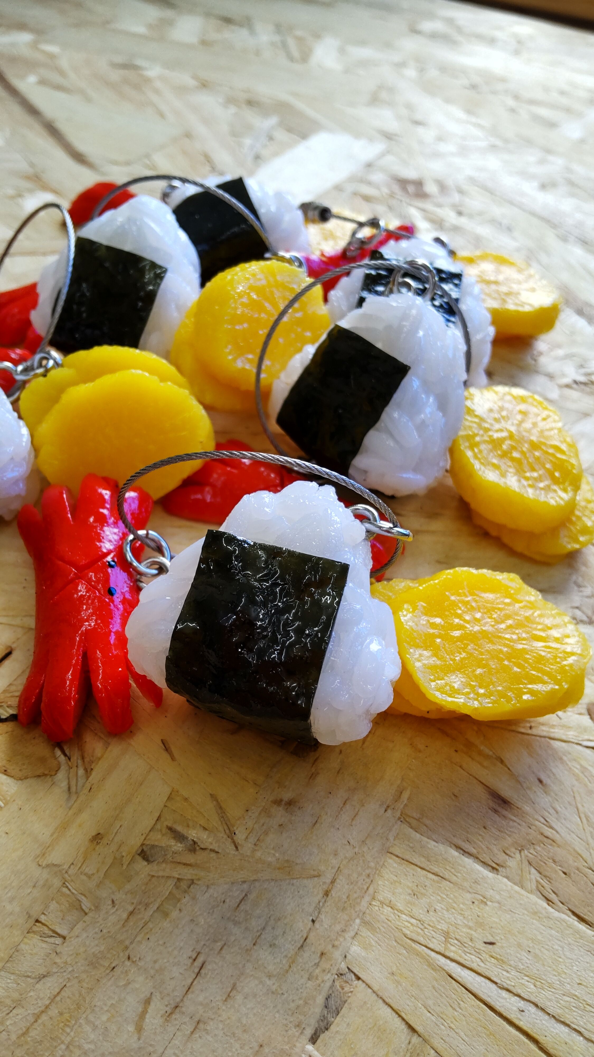 🍙✨おにぎりのキーホルダー』 カニさんバージョン