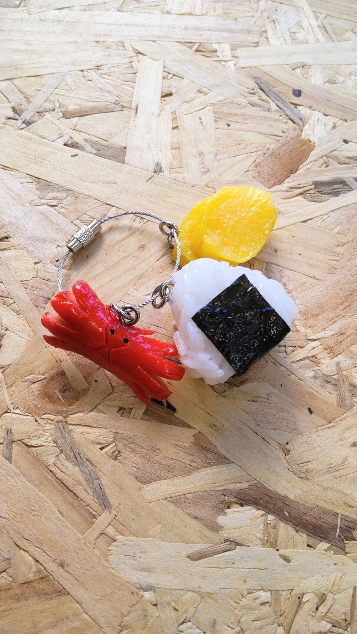 🍙✨おにぎりのキーホルダー』 カニさんバージョン
