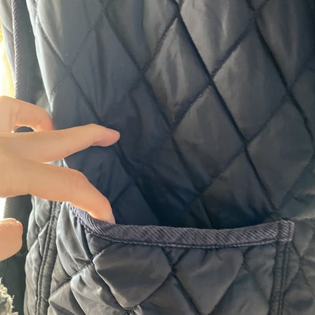 Dark navy quilting jacket