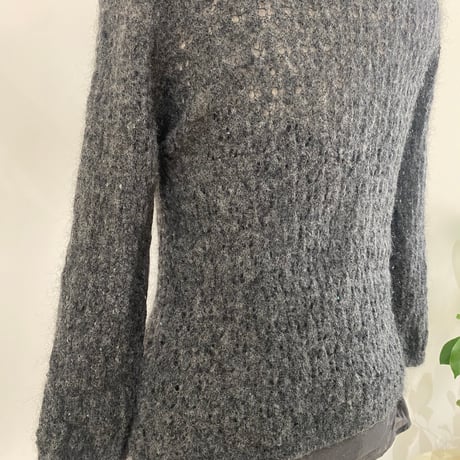 Mohair knit sweater
