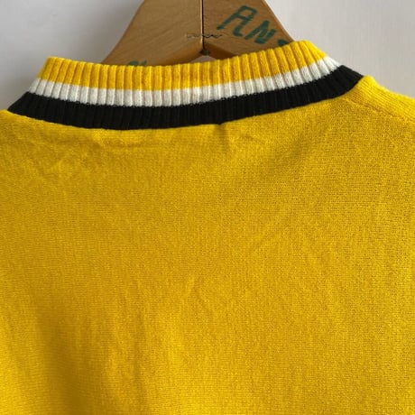 Made in France 70-80s cycling shirt yellow