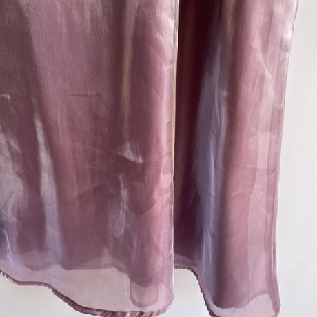 Shiny long skirt