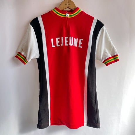 Made in France 70-80s cycling shirt red