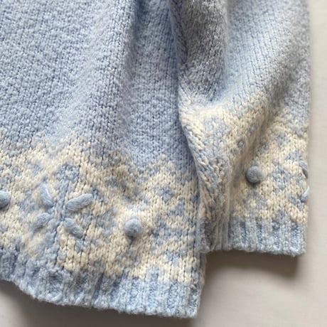90s crystal snow sweater