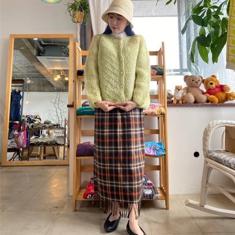 Made in Italy marshall & field company 50-60s mohair knit cardigan