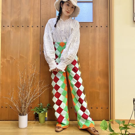 Patchwork remake pants Square 03