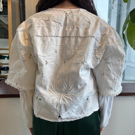 Remake: tablecloth ribbon blouse 13