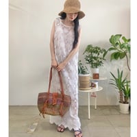 Remake: Tablecloth lace dress 01