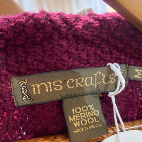 Made in Ireland Merino wool knit cardigan