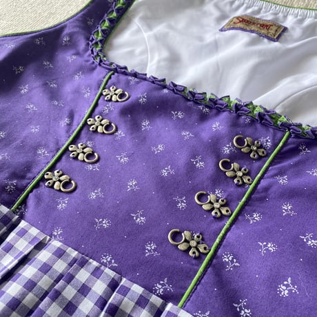Purple Tyrolean dress