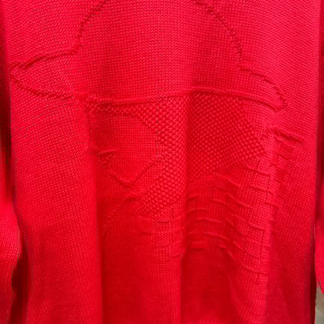 Neon orange sweater