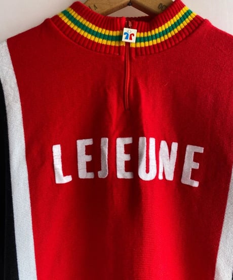 Made in France 70-80s cycling shirt red