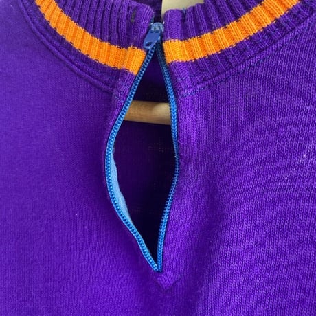 Made in Spain 70s purple orange cycling shirt
