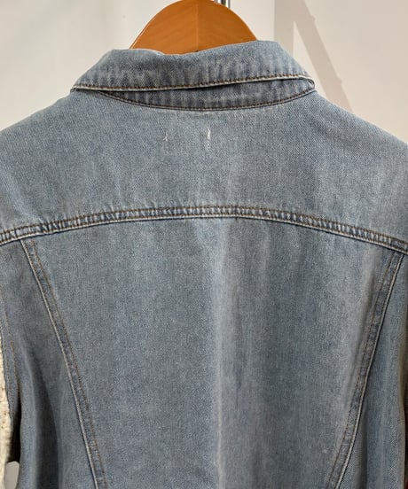 Denim & knit jacket