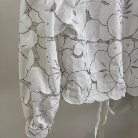 Remake: tablecloth ribbon blouse 12