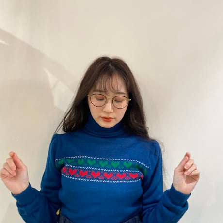 Made in USA heart designed sweater