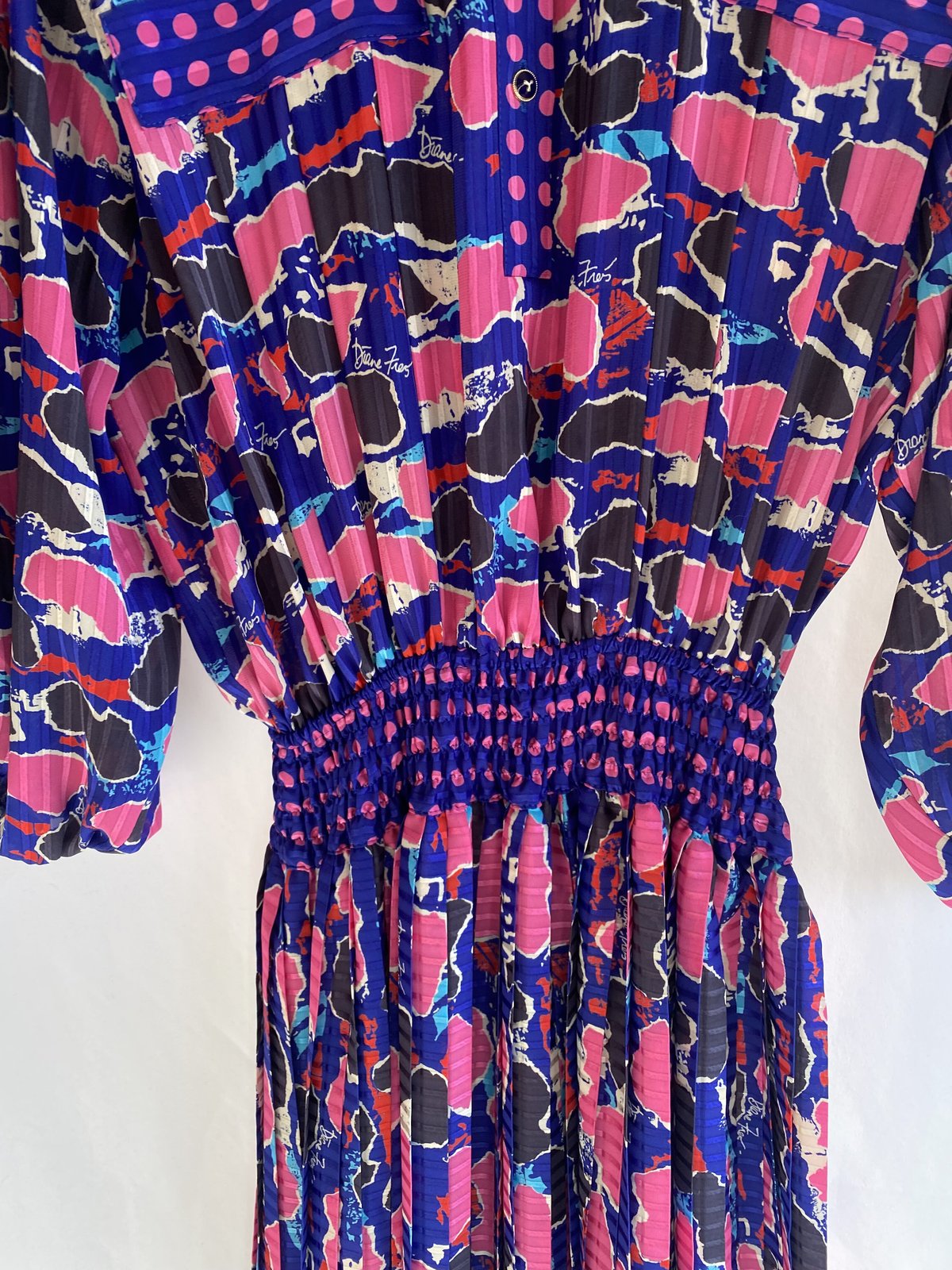 最終価格レアカラー80s vintage diane freis ワンピース