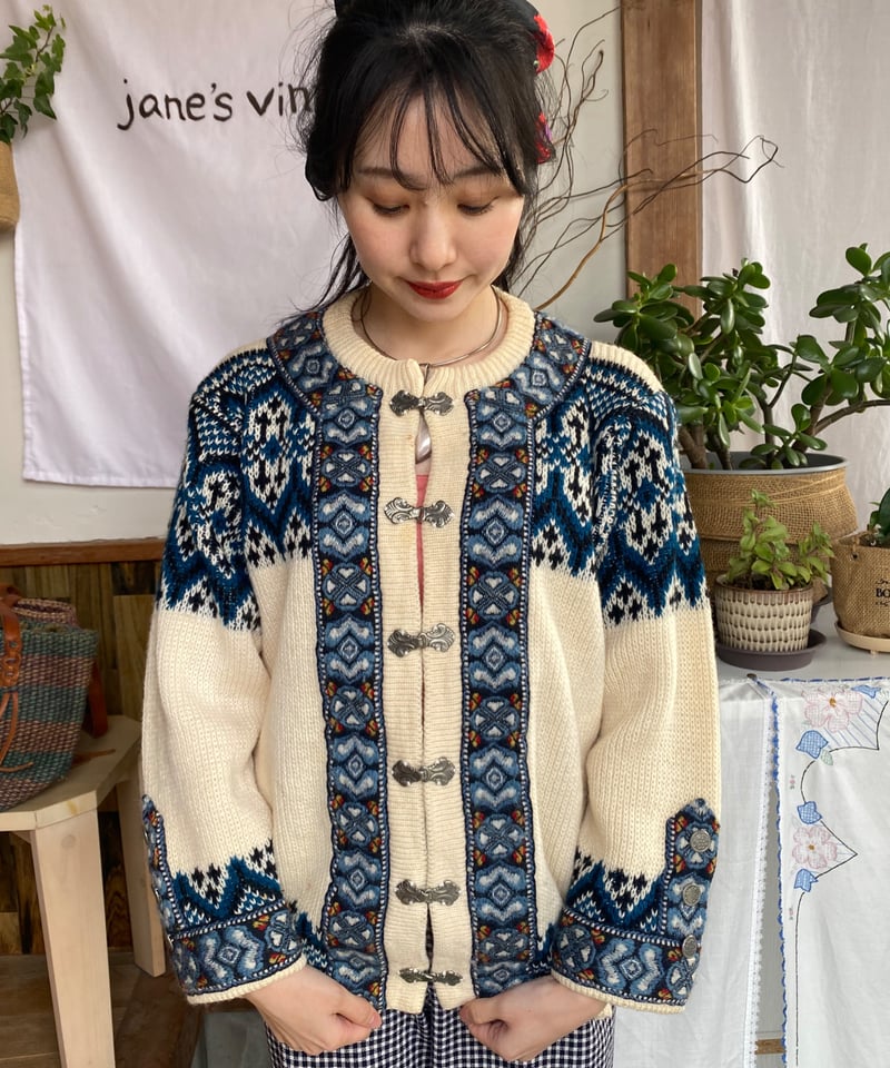 Made in Norway 70s Nordstikk knit cardigan | ja