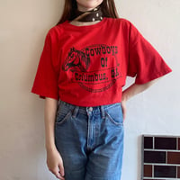 Horse printed red t-shirt