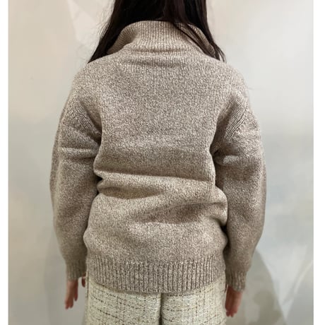 LLBean wool zip up sweater