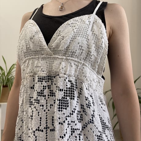 Remake lace cami dress ⑨