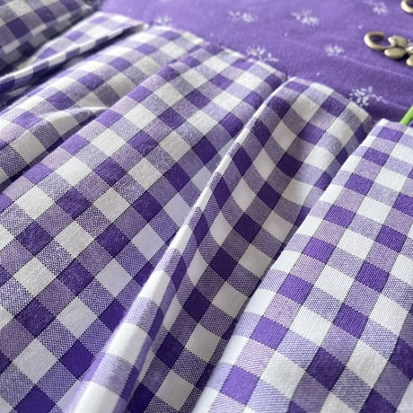 Purple Tyrolean dress