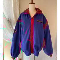 Reversible and 2 way fleece jacket