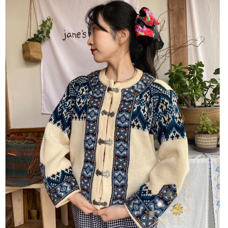 Made in Norway 70s Nordstikk knit cardigan | ja