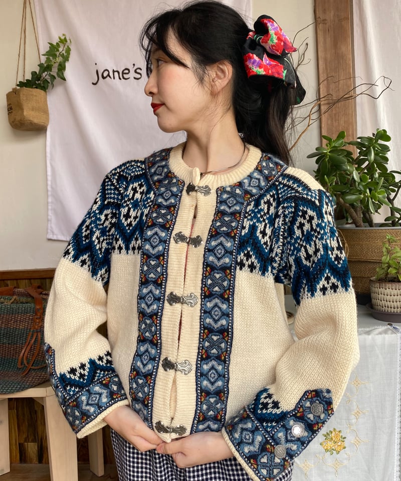 Made in Norway 70s Nordstikk knit cardigan | ja