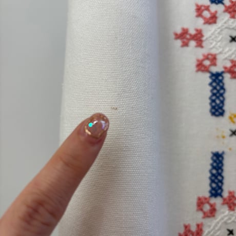 Remake: tablecloth embroidery pants
