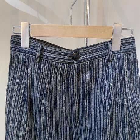 【リール掲載済】Stripe wool pants