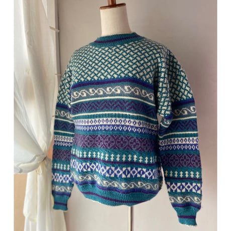 Made in Uruguay 80s 3d sweater