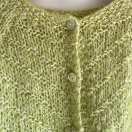 Made in Italy marshall & field company 50-60s mohair knit cardigan