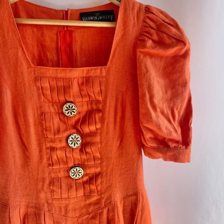 Tyrol orange dress