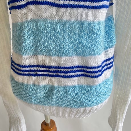 70s border knit