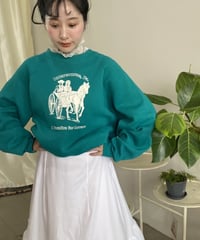 Made in USA 80s Amish buggy sweatshirt