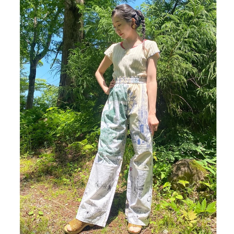 santa monica 購入 vintage クロシェ リメイク パンツ 人気アイテムランキング monica santa 購入 メルカリ - パンツ