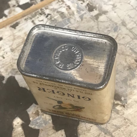 Vintage Lee SUMMER GIRL GINGER Tin Can