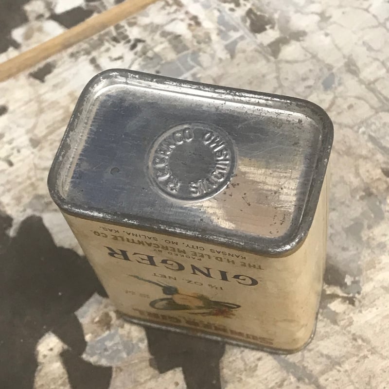 Vintage Lee SUMMER GIRL GINGER Tin Can | Shank
