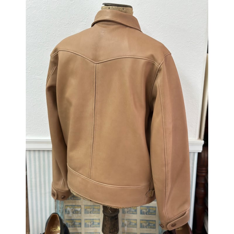30's Style Cossack Leather Sports Jacket LOT159