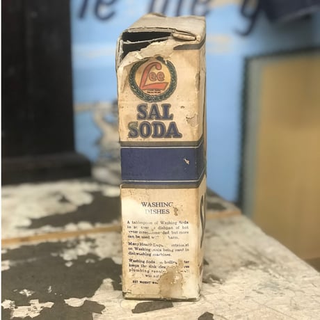 Vintage Lee Mercantile SAL SODA Box