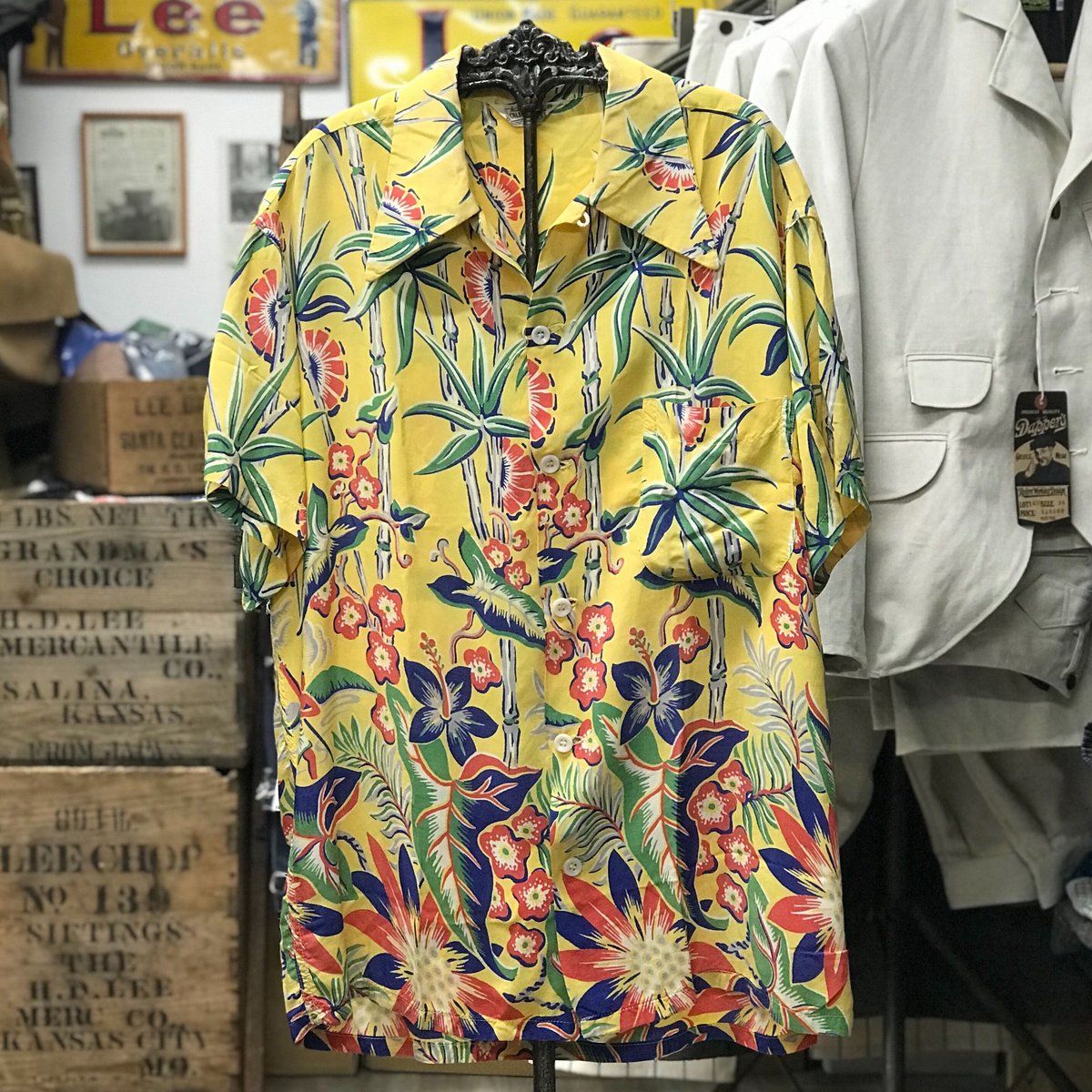 オールド ハワイアンold hawaiian　ヴィンテージ　ビンテージ　額装 fit=scale-down,w=1200