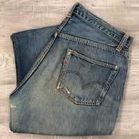 Vintage LEVI'S 501XX 革パッチ ダメージ