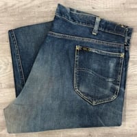 Vintage Lee 101Z サイズ表示入り黒タグ ヒゲ ハチノス