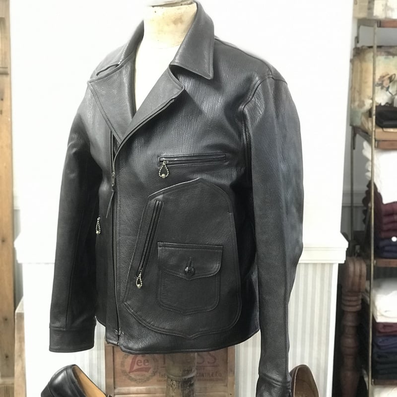 DAPPER'S JOHNSON BROS Sports Jacketサイズ40 JOHNSON BROS Leather Sports Jacket LOT1510 GOAT BROWN | dapper's