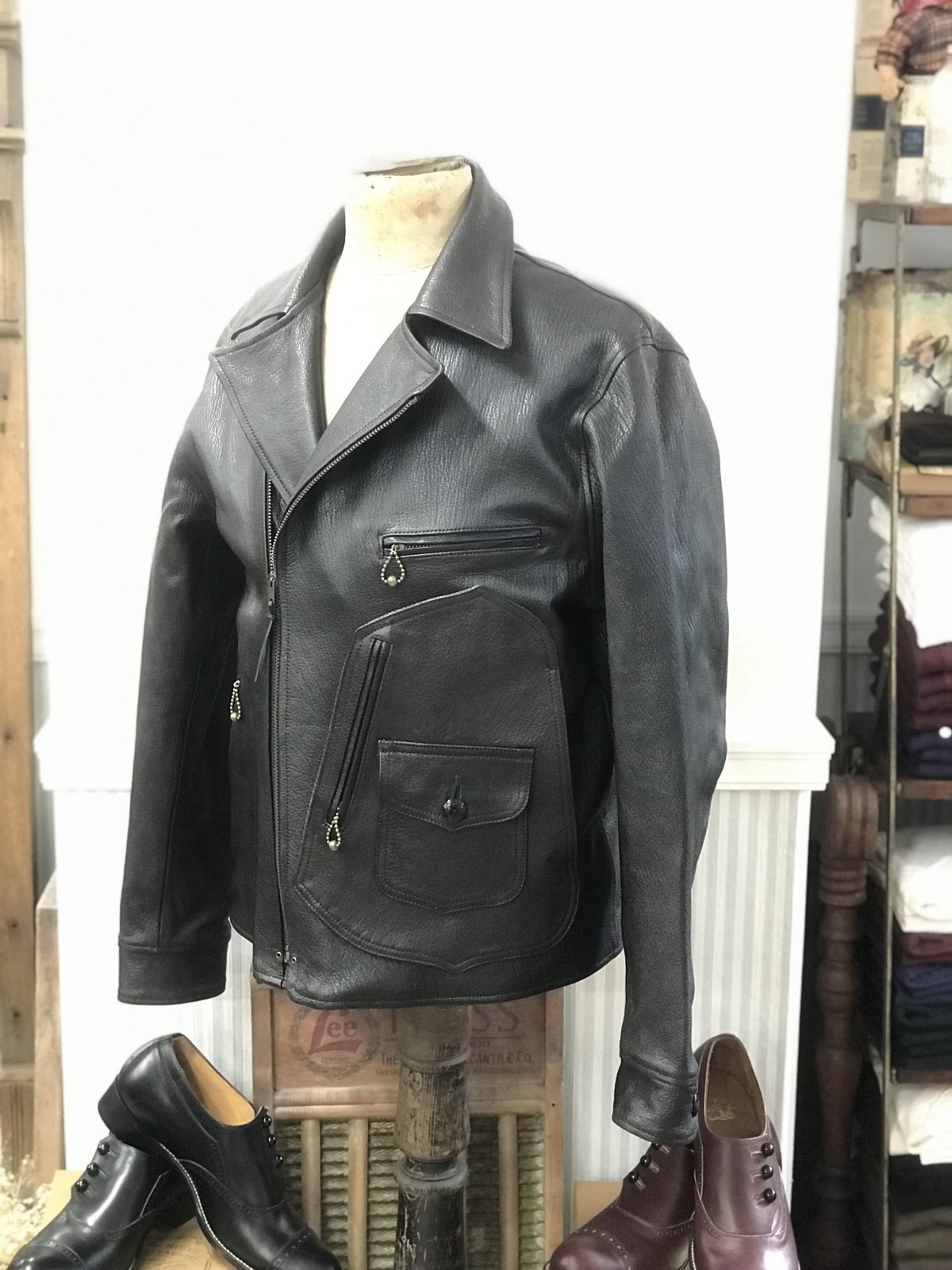 JOHNSON BROS Goatskin Leather Sports Jacket LOT