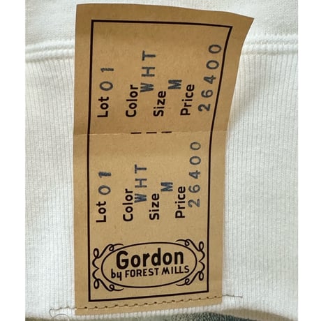 Gordon Double V Freedom Sleeve Sweat VINTAGE WHITE