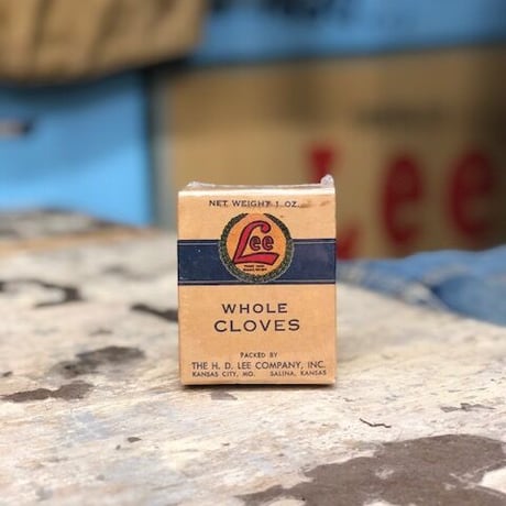 Vintage Lee WHOLE CLOVES Box