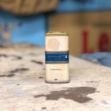 Vintage Lee PURE GROUND TURMERIC Tin Can